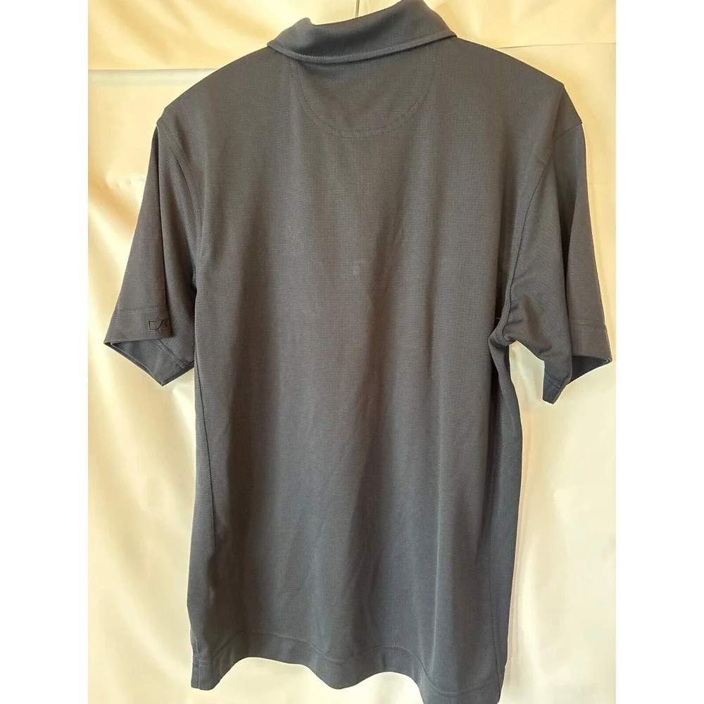 New York Yankees Cutter & Buck CB Drytec Genre Textured Solid Mens‎ Polo, Sz S
